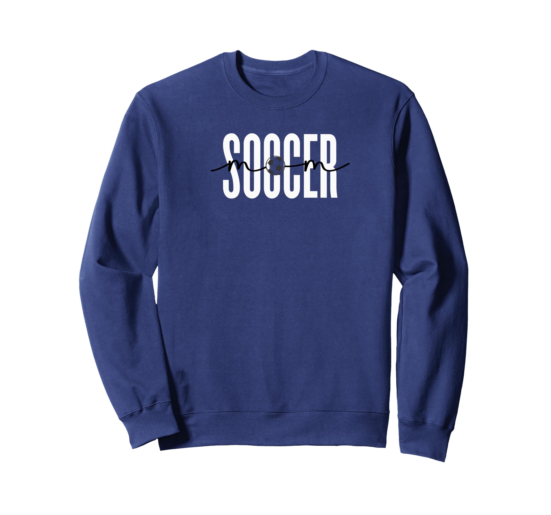 Soccer Mom Script And Block Sweatshirt - Unique Graphic Men Women