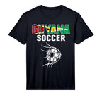 Guyana Soccer Fans Jersey Support T-Shirt - Aesthetic Graphic Unisex
