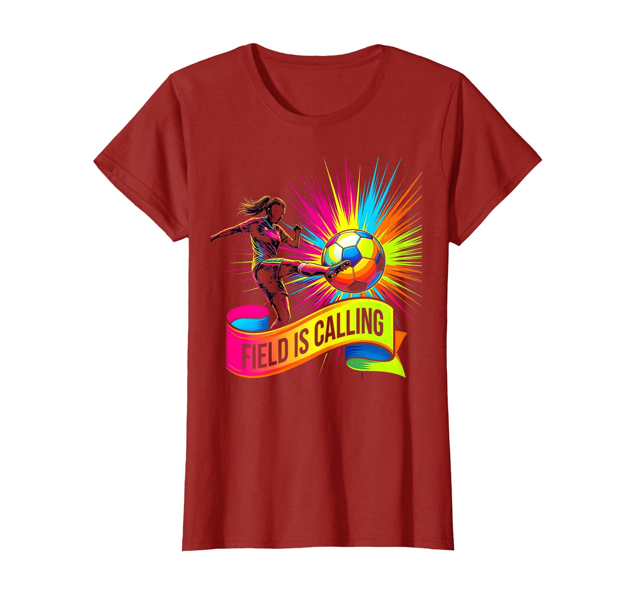 Field Is Calling Soccer T-Shirt - Unique Graphic Unisex