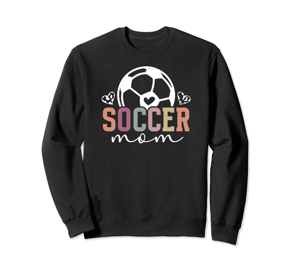 Soccer Mom Soccer Player Mama Boho Sweatshirt - Minimalist Print Men Women