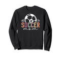 Soccer Mom Soccer Player Mama Boho Sweatshirt - Minimalist Print Men Women