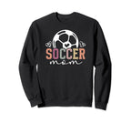 Soccer Mom Soccer Player Mama Boho Sweatshirt - Minimalist Print Men Women
