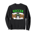 Soccer Mom Messy Bun Mothers Day Sweatshirt - Minimalist Print Unisex