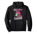 Just Who Loves Football Player Soccer Hoodie - Custom Art Print Men Women