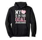 Proud Ice Hockey Goalie Nana Hockey Hoodie - Unique Graphic for Adults