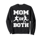 Mom Both Funny Soccer Karate Mom Sweatshirt - Graphic Print Men Women