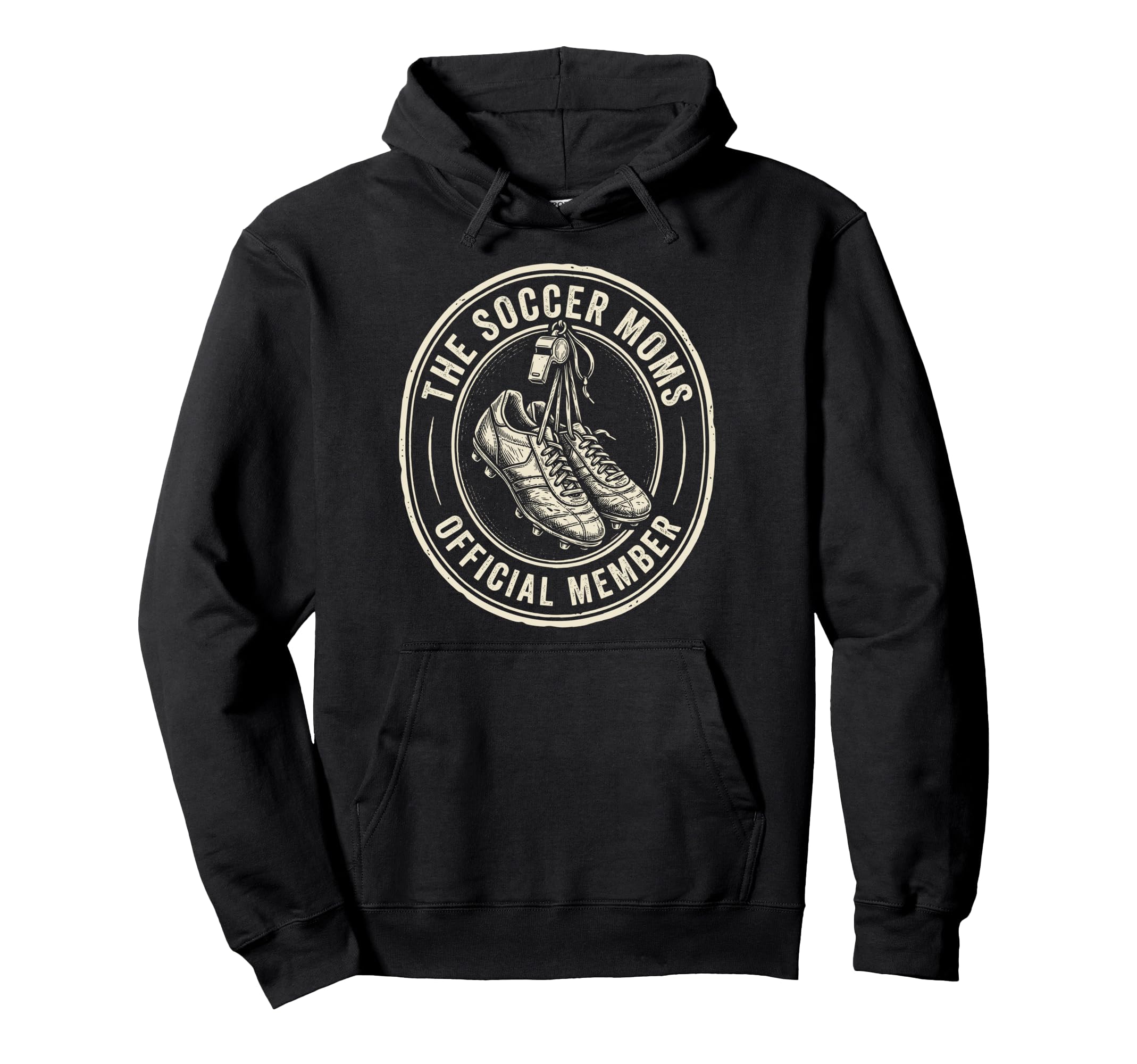 Soccer Moms Member Team Mom Hoodie - Novelty Apparel for Adults