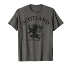 Scottish Lion Rampant Scotland Flag T-Shirt - Minimalist Print Men Women