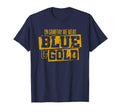 Blue Gold Game Day Group High School T-Shirt - Custom Art Print Unisex