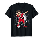 Dabbing Soccer Trinidad And Tobago T-Shirt - Custom Art Print Unisex