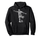 Soccer Player Sport Soccer Hoodie - Trendy Graphic for Adults