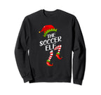 Funny Soccer Elf Family Matching Sweatshirt - Streetwear Style for Adults