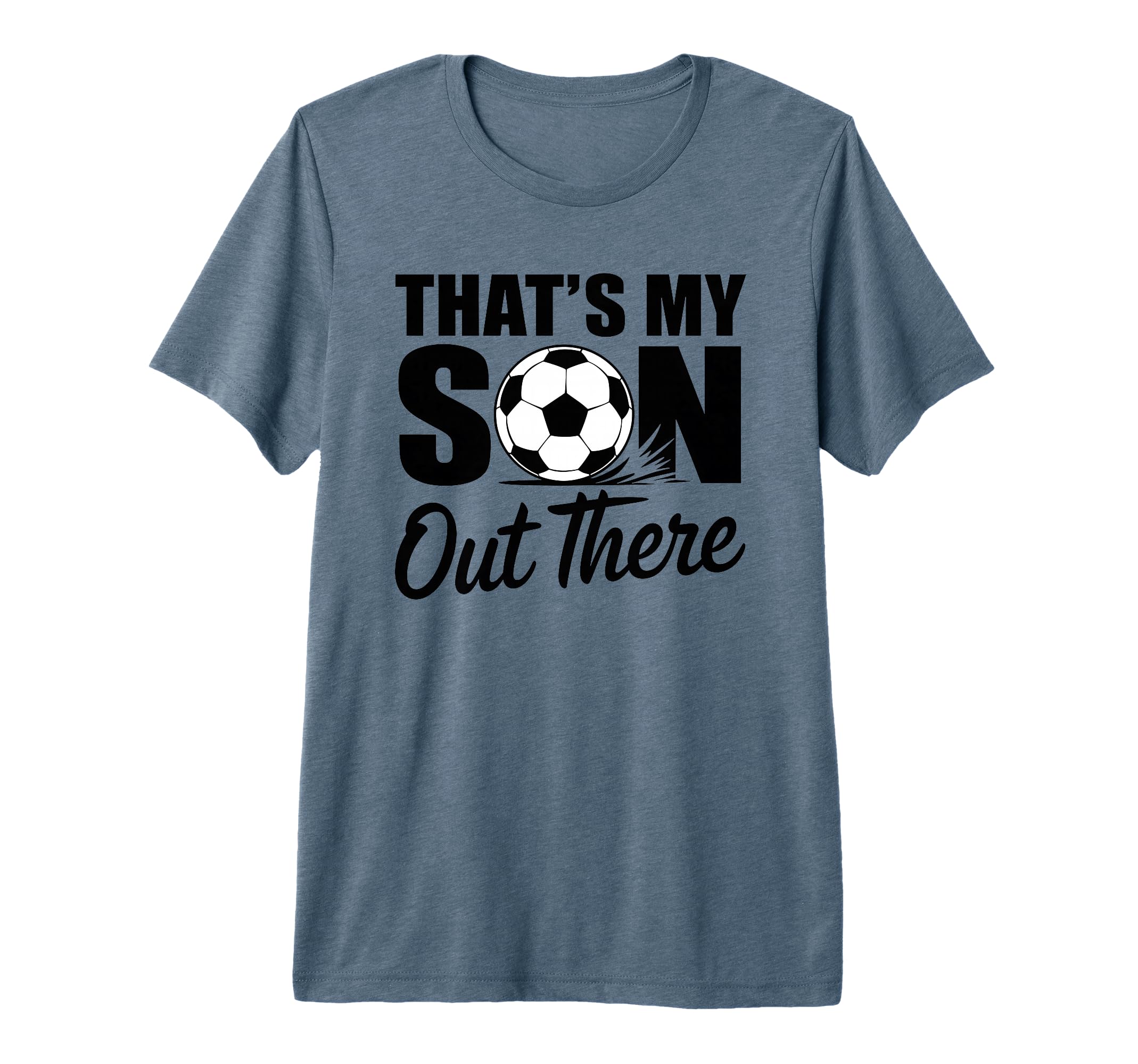 Soccer Mom Dad Proud Parent Game Day Tri T-Shirt - Unique Graphic Unisex