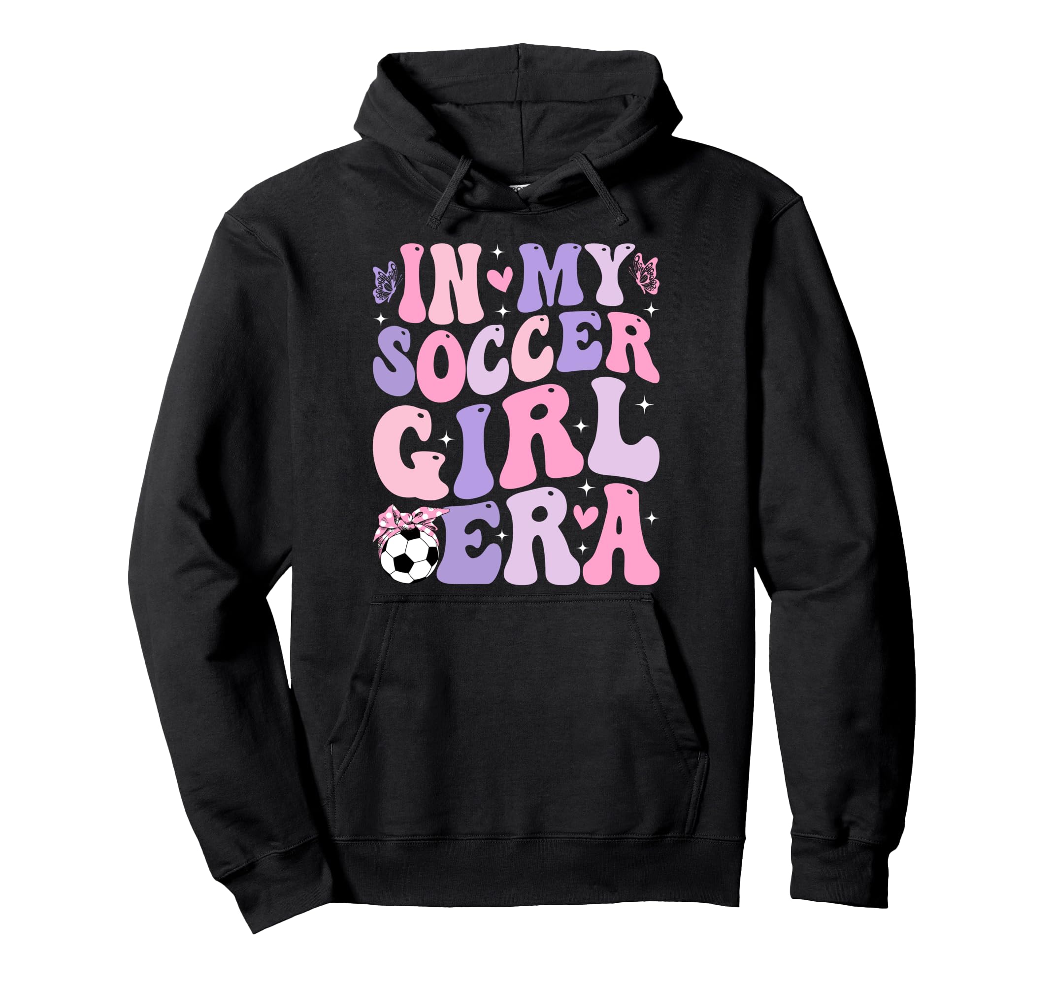 My Soccer Era Groovy Soccer Hoodie - Unique Graphic Men Women
