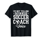 Im Not Yelling This Is My Soccer T-Shirt - Custom Art Print for Adults