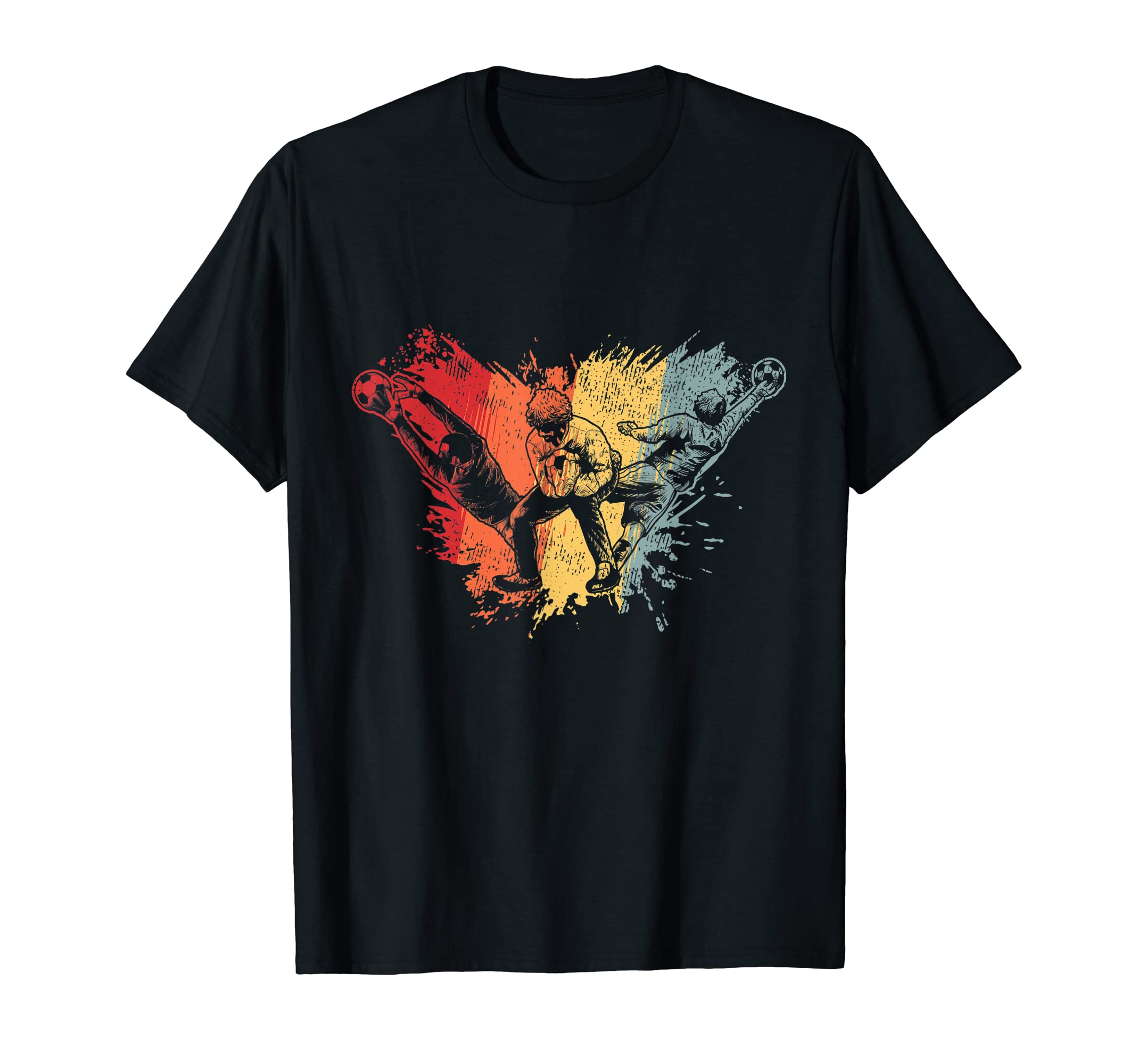 Football Soccer Player Goalie Keeper T-Shirt - Unique Graphic Men Women