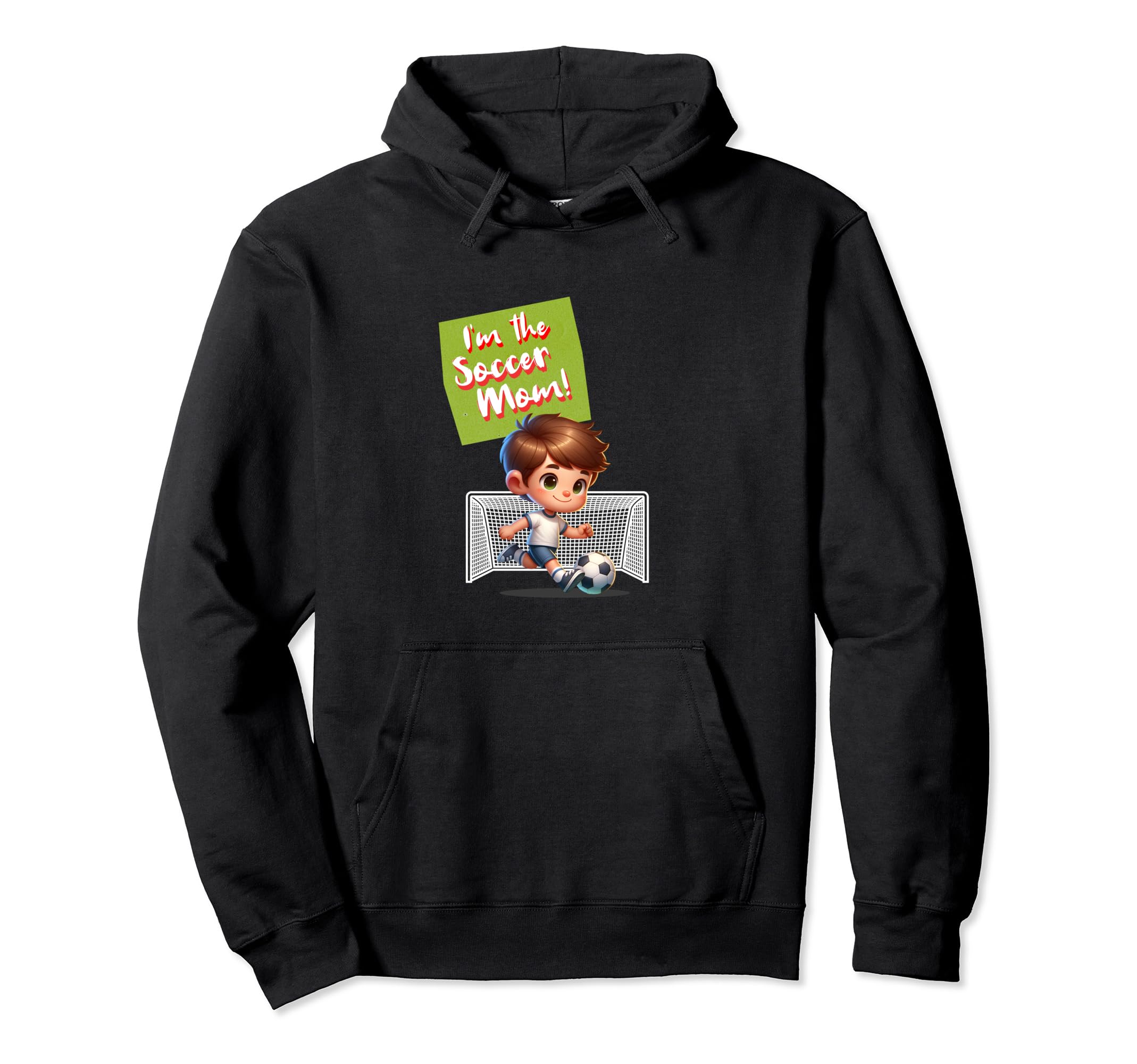 Soccer Birthday Party Mom Hoodie - Minimalist Print Men Women