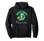 Soccer Ghoul Halloween Teens October Hoodie - Minimalist Print Unisex