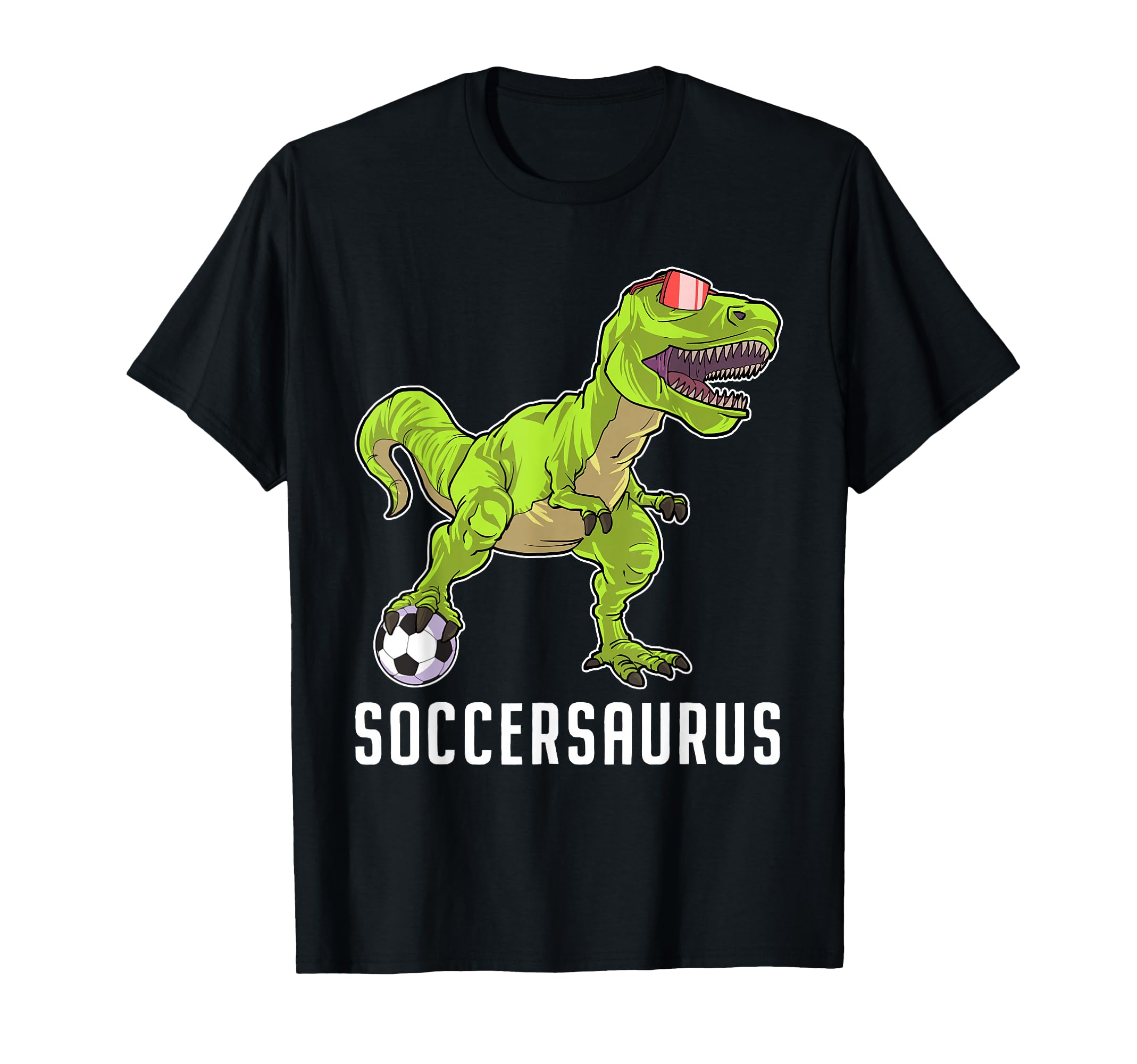 Football Fans Childrens Gift T Rex T-Shirt - Unique Graphic for Adults