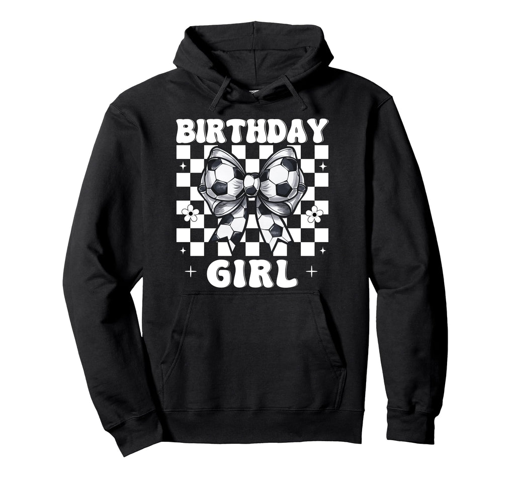 Birthday Soccer Coquette Bow Hoodie - Aesthetic Graphic Men Women