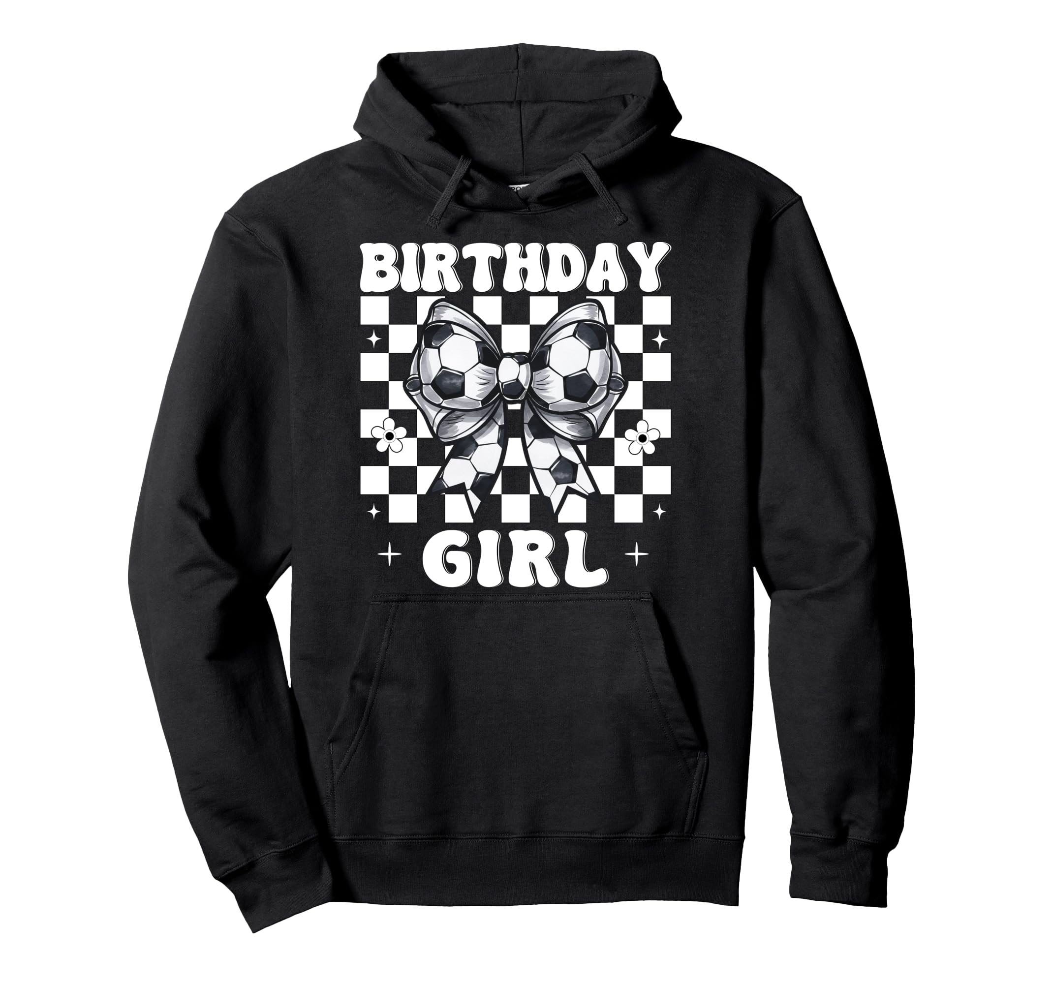 Birthday Soccer Coquette Bow Hoodie - Aesthetic Graphic Men Women