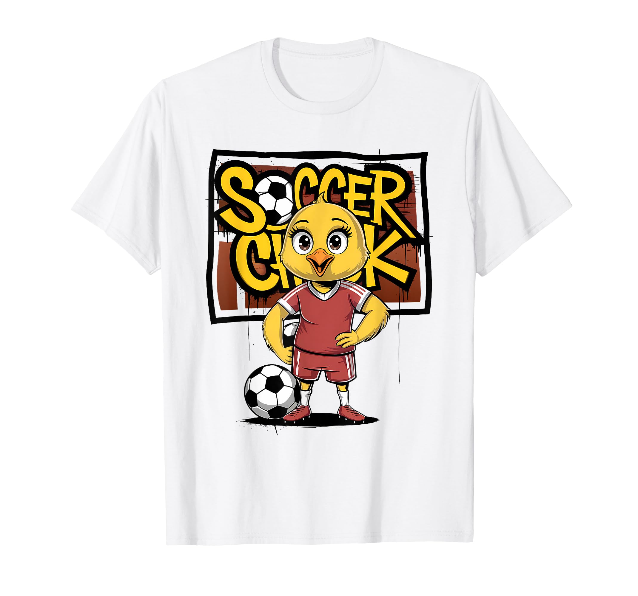 Soccer Chick Soccer Player Soccer T-Shirt - Aesthetic Graphic Men Women