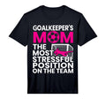 Mens Goalkeepers Mom Mothers Day Sport T-Shirt - Trendy Graphic for Adults