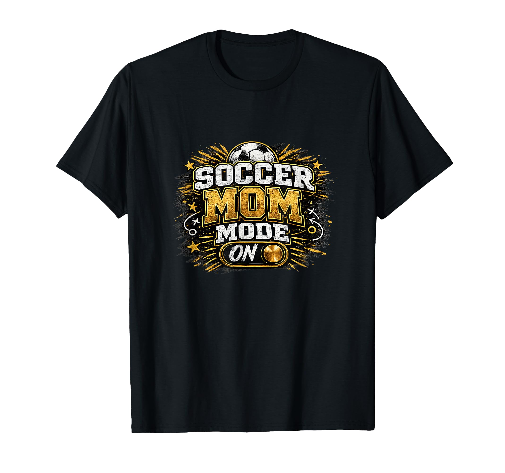 Soccer Mom Mode Funny Game Day T-Shirt - Trendy Graphic Men Women