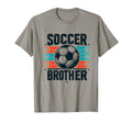 Soccer Brother Family Matching Team T-Shirt - Aesthetic Graphic for Adults