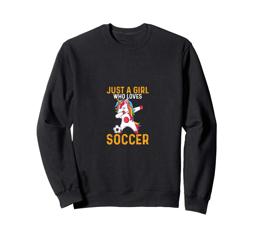 Funny Sport Who Loves Soccer Sweatshirt - Graphic Print Men Women