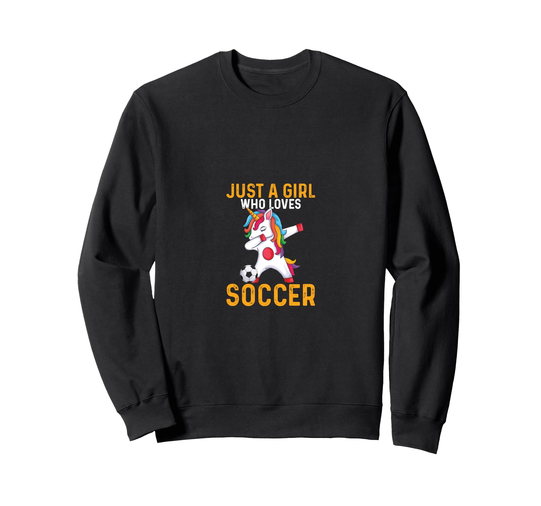 Funny Sport Who Loves Soccer Sweatshirt - Graphic Print Men Women