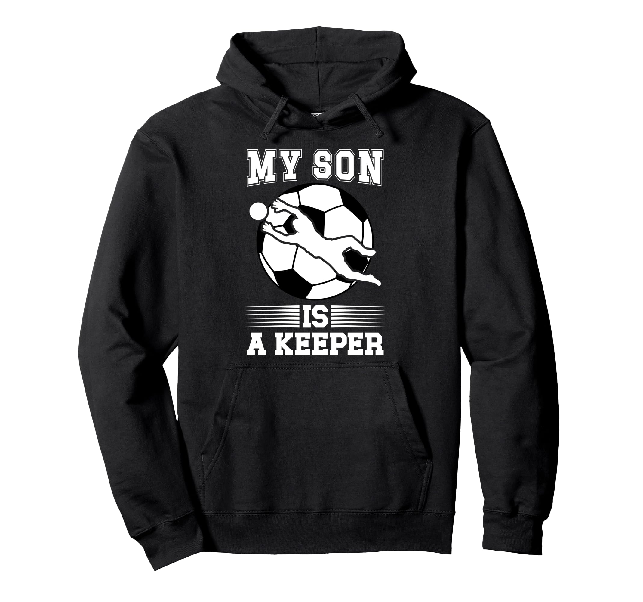 My Son Is Soccer Keeper Mom Soccer Hoodie - Aesthetic Graphic Men Women