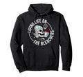 Bleachers Hockey Keeper Mom Hockey Goalie Hoodie - Trendy Graphic Unisex
