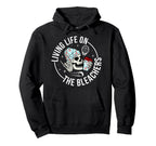 Bleachers Hockey Keeper Mom Hockey Goalie Hoodie - Trendy Graphic Unisex