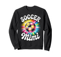 Soccer Mimi Grandma Tie Dye Sweatshirt - Trendy Graphic for Adults