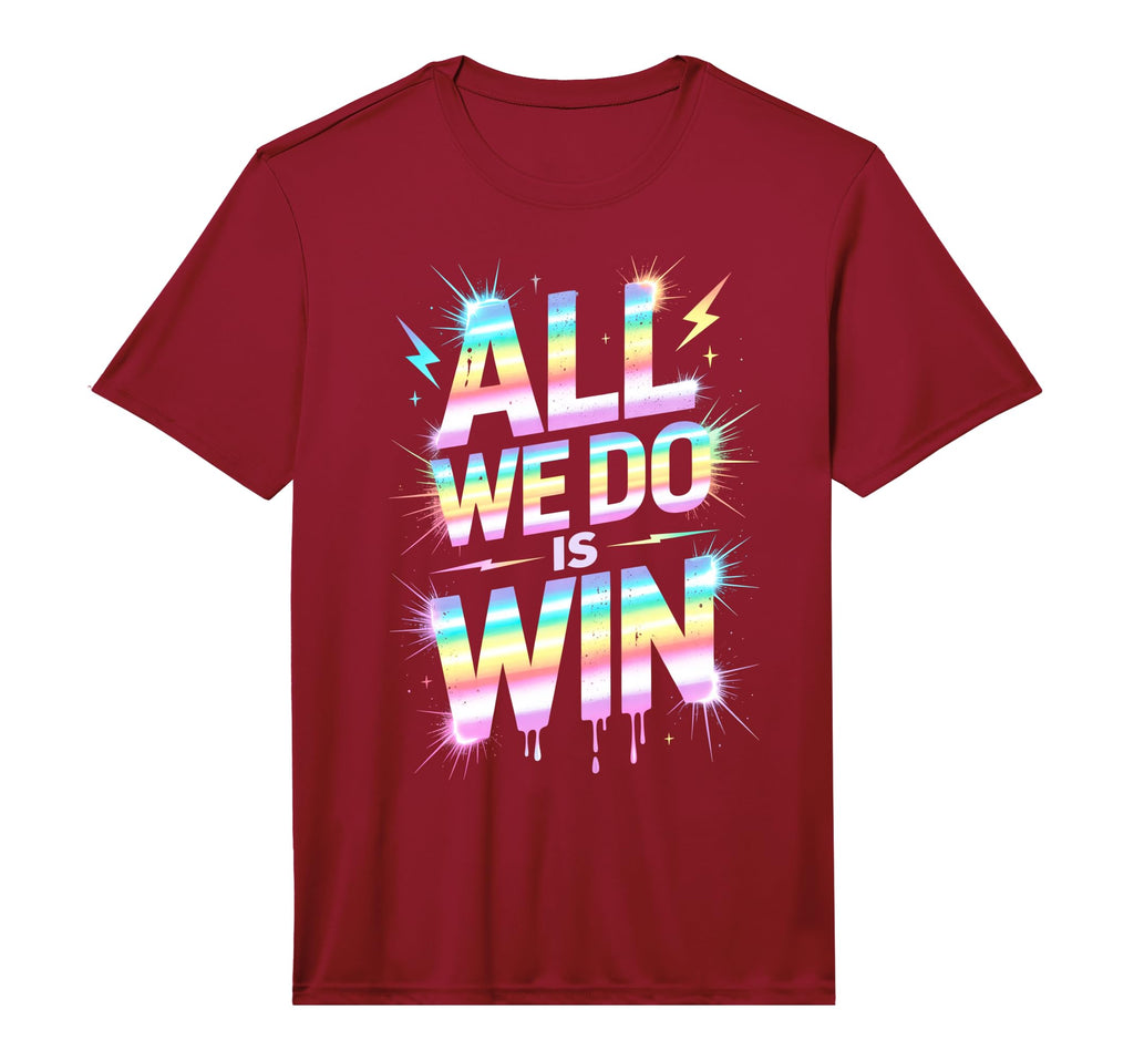 Lets Go All We Do Is Win Spirit Week Game T-Shirt - Unique Graphic Unisex
