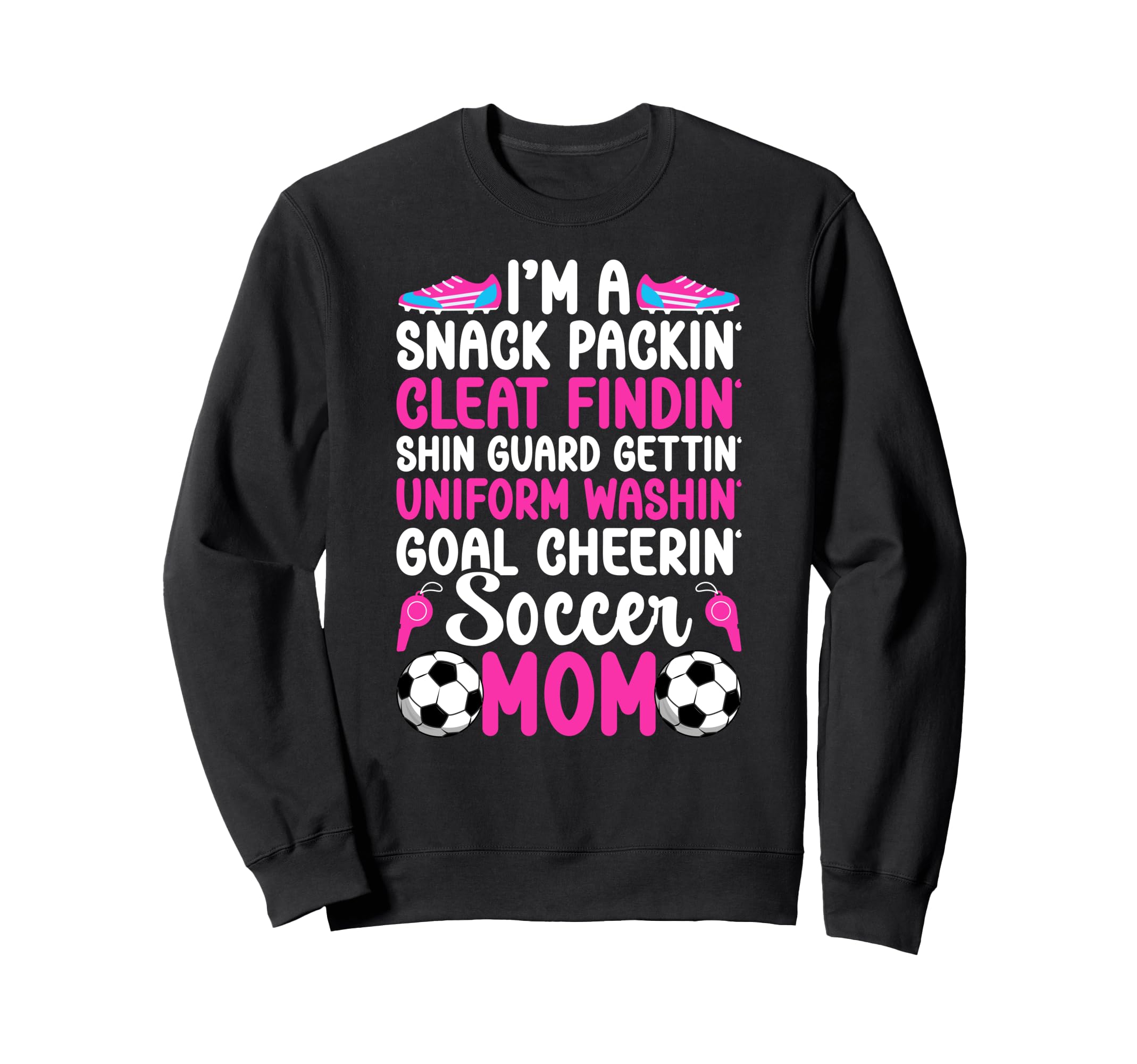 Soccer Mom Definition Mom Soccer Sweatshirt - Aesthetic Graphic for Adults