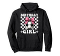 Birthday Soccer Soccer Mom Coquette Bow Hoodie - Trendy Graphic Unisex