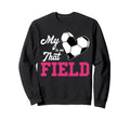 Soccer Mom My Heart Is That Field Sweatshirt - Custom Art Print Unisex