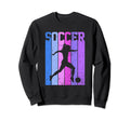 Womens Soccer Player Sweatshirt - Streetwear Style Men Women