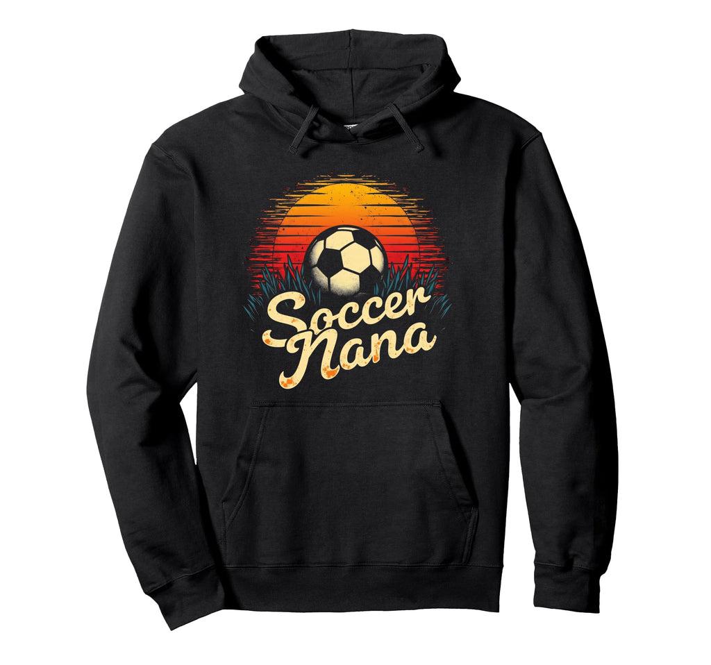 Proud Soccer Nana Funny Grandma Lover Hoodie - Minimalist Print for Adults