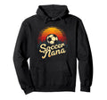 Proud Soccer Nana Funny Grandma Lover Hoodie - Minimalist Print for Adults