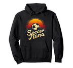 Proud Soccer Nana Funny Grandma Lover Hoodie - Minimalist Print for Adults