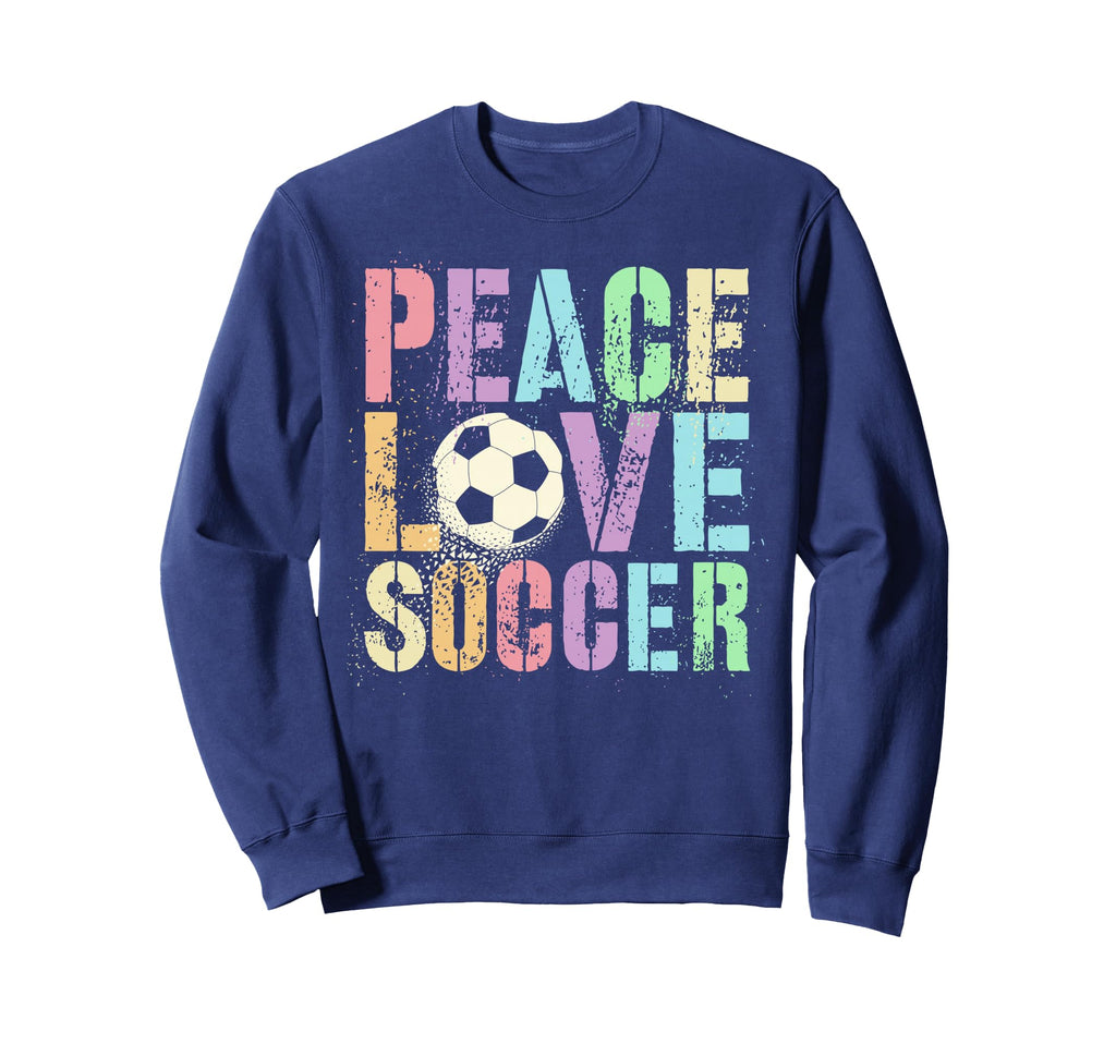 Kawaii Valentine Peace Love Sweatshirt - Casual Everyday Wear for Adults