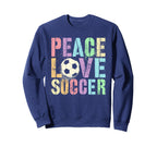 Kawaii Valentine Peace Love Sweatshirt - Casual Everyday Wear for Adults
