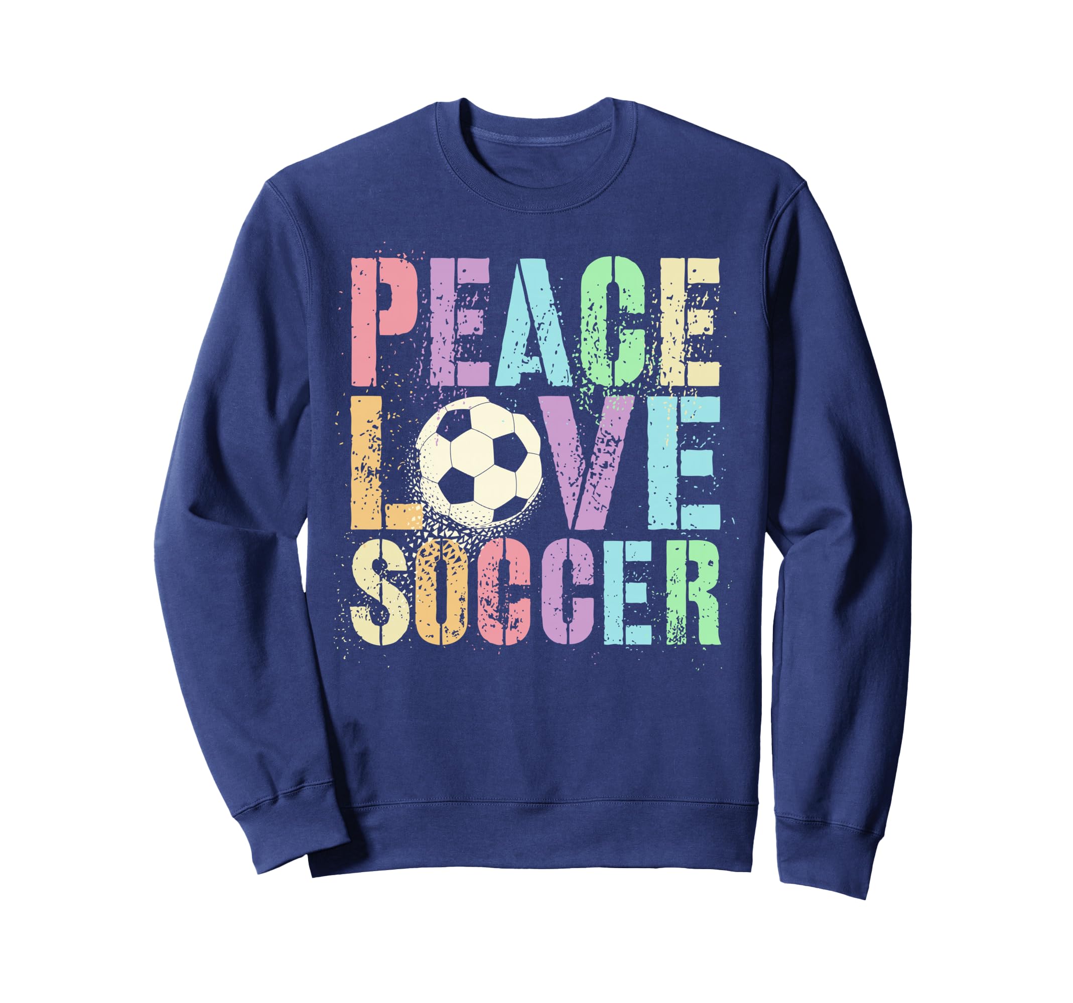 Kawaii Valentine Peace Love Sweatshirt - Casual Everyday Wear for Adults