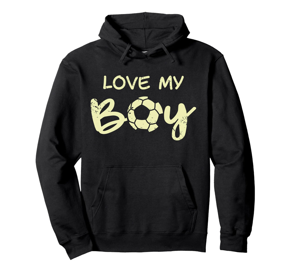 Love My Funny Soccer Mom Hoodie - Novelty Apparel for Adults