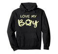 Love My Funny Soccer Mom Hoodie - Novelty Apparel for Adults