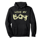 Love My Funny Soccer Mom Hoodie - Novelty Apparel for Adults