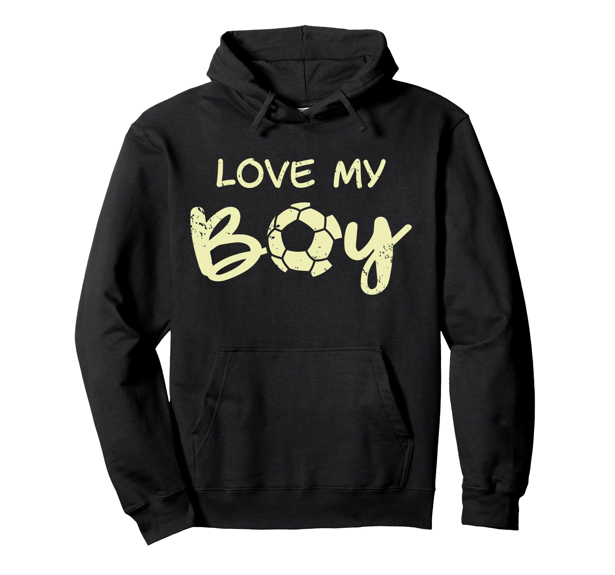 Love My Funny Soccer Mom Hoodie - Novelty Apparel for Adults